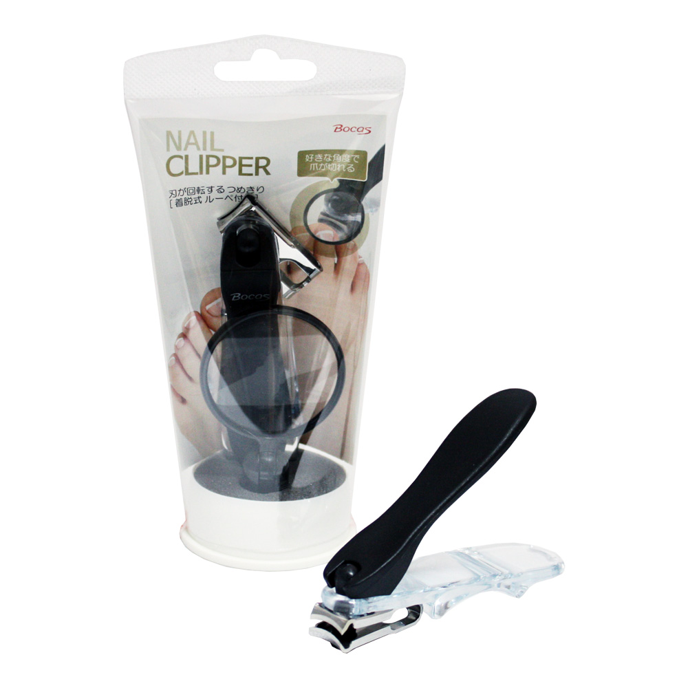 刃が回転するつめ切り（パッケージ＋本体）