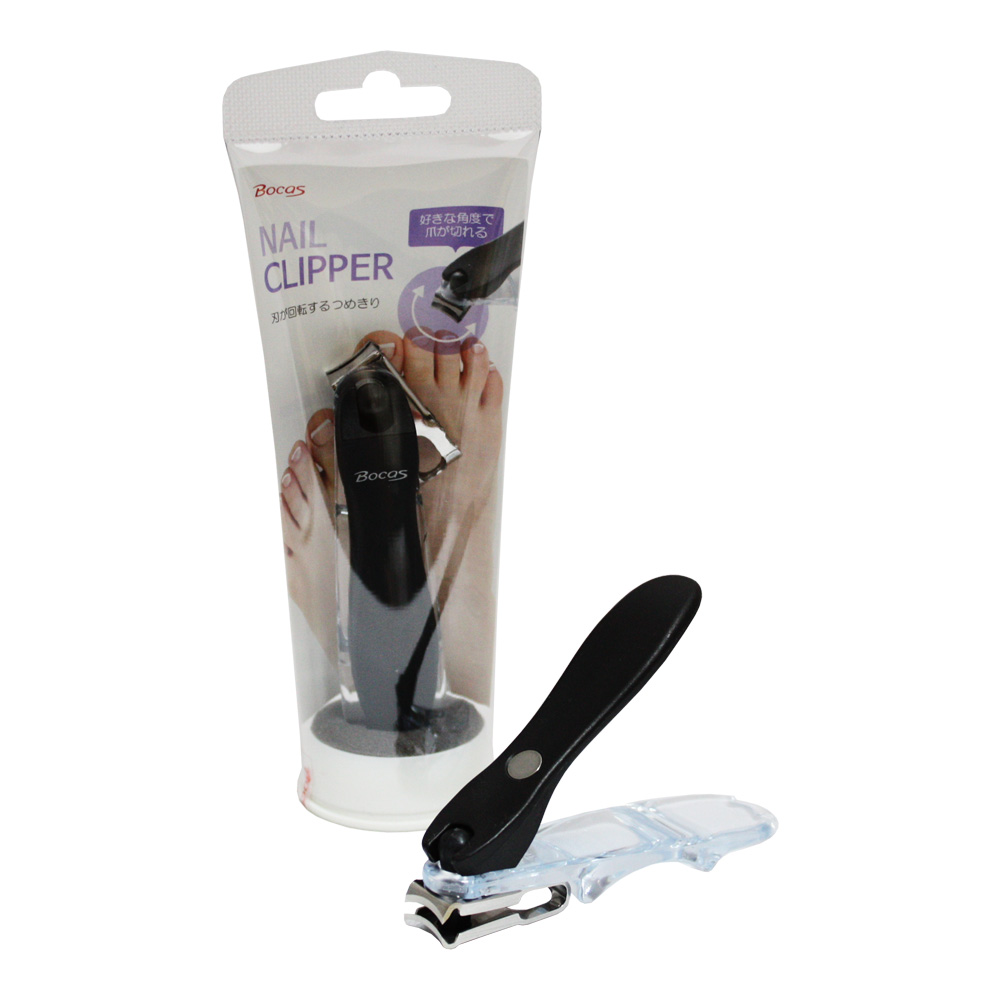 刃が回転するつめ切り（パッケージ＋本体）