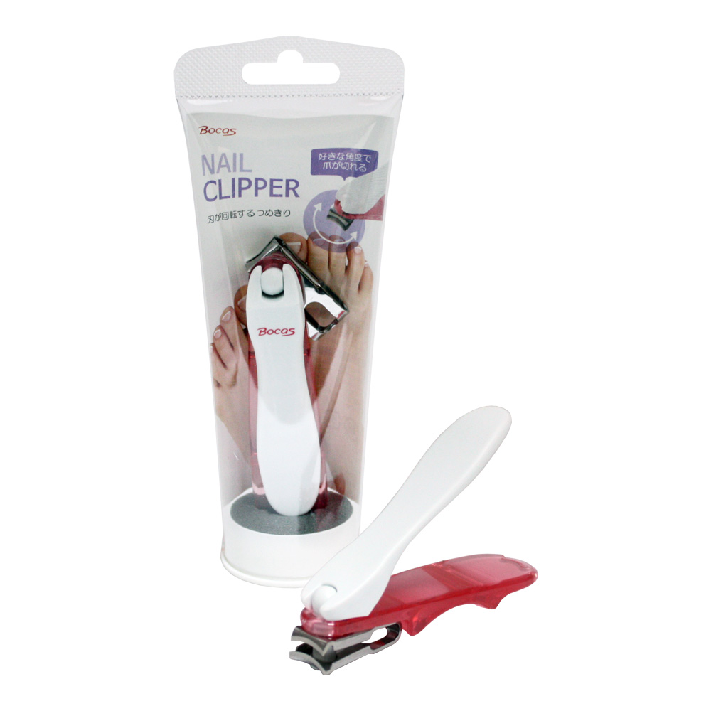 刃が回転するつめ切り（パッケージ＋本体）